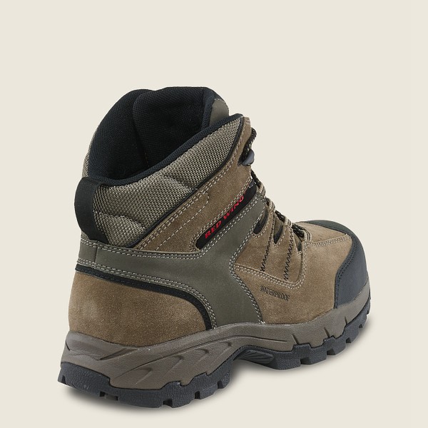 Botas Red Wing Hiking Hombre Grises Marrom - Truhiker - 6-Inch Waterproof Csa Safety Toe - 108-NLSPA